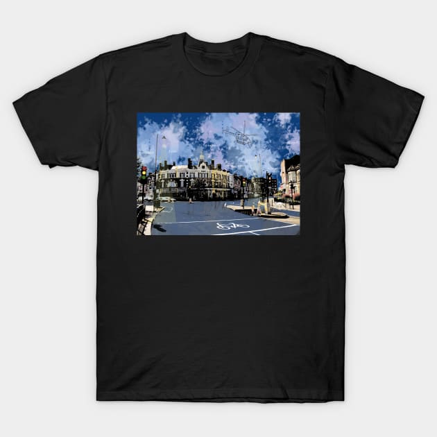 Amen Corner, Tooting, SW17, London T-Shirt by Ludwig Wagner